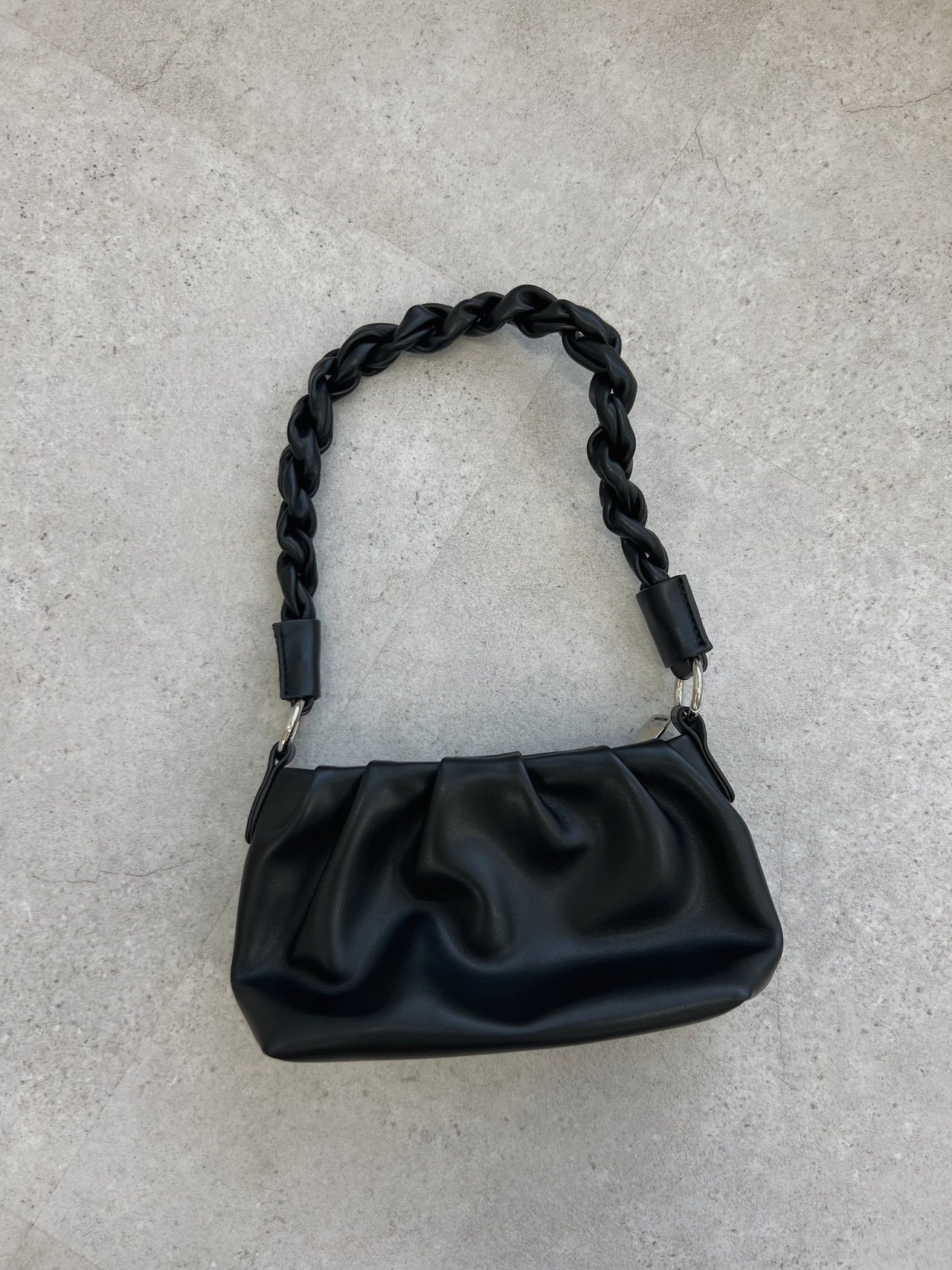 weave handle 2way bag