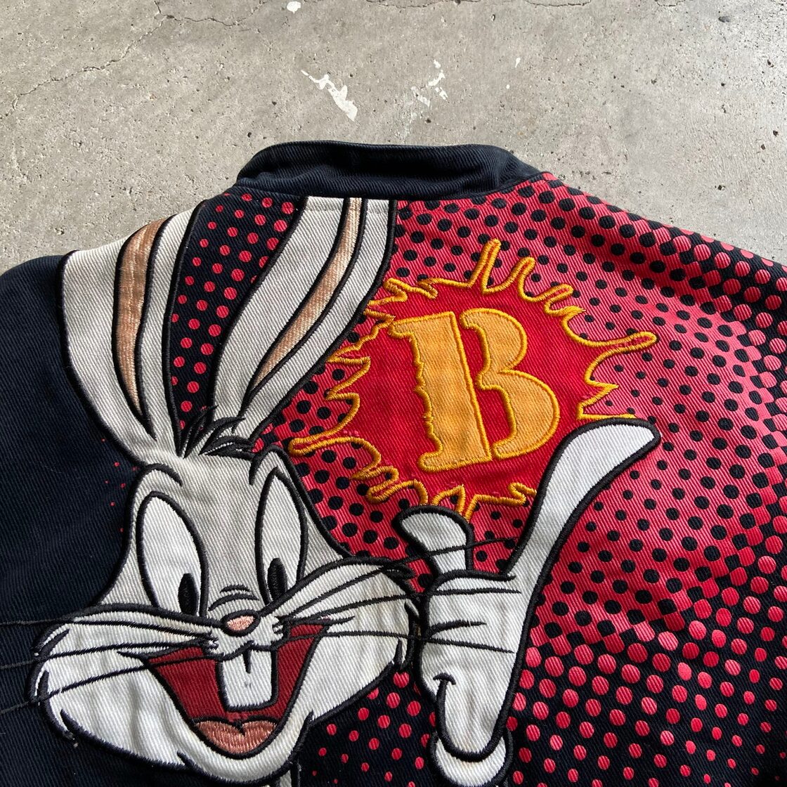 kids】JH DESIGN ジェフハミルトン LOONEY TUNES キャラクター 刺繍 