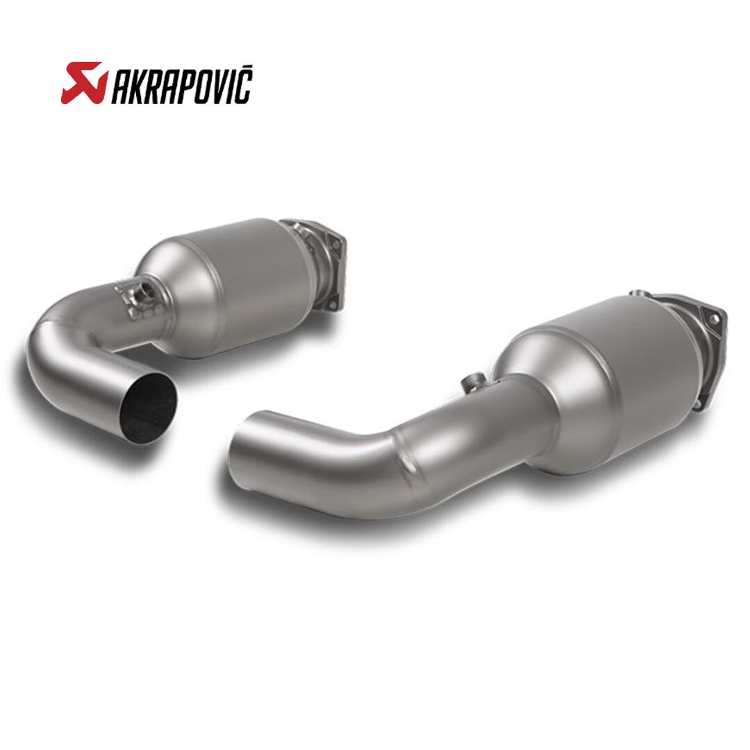 AKRAPOVIC PORSCHE / ポルシェ 911 TURBO (997) Link-pipe Set w. cat (Titanium)