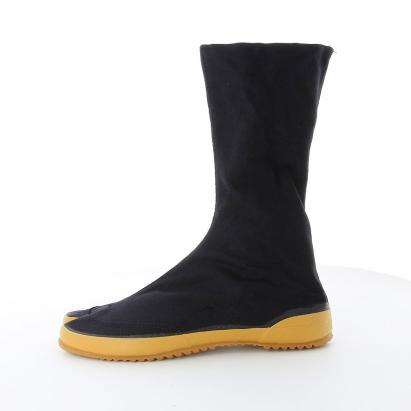 コスプレアイテム 撮影用アイテム 作業用 地下足袋 ブラック 縫い付け