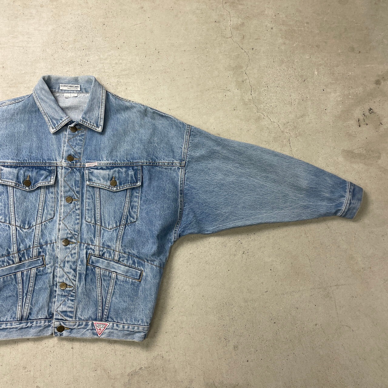 90年代 USA製 GEORGES MARCIANO for GUESS ゲス デニムジャケット 