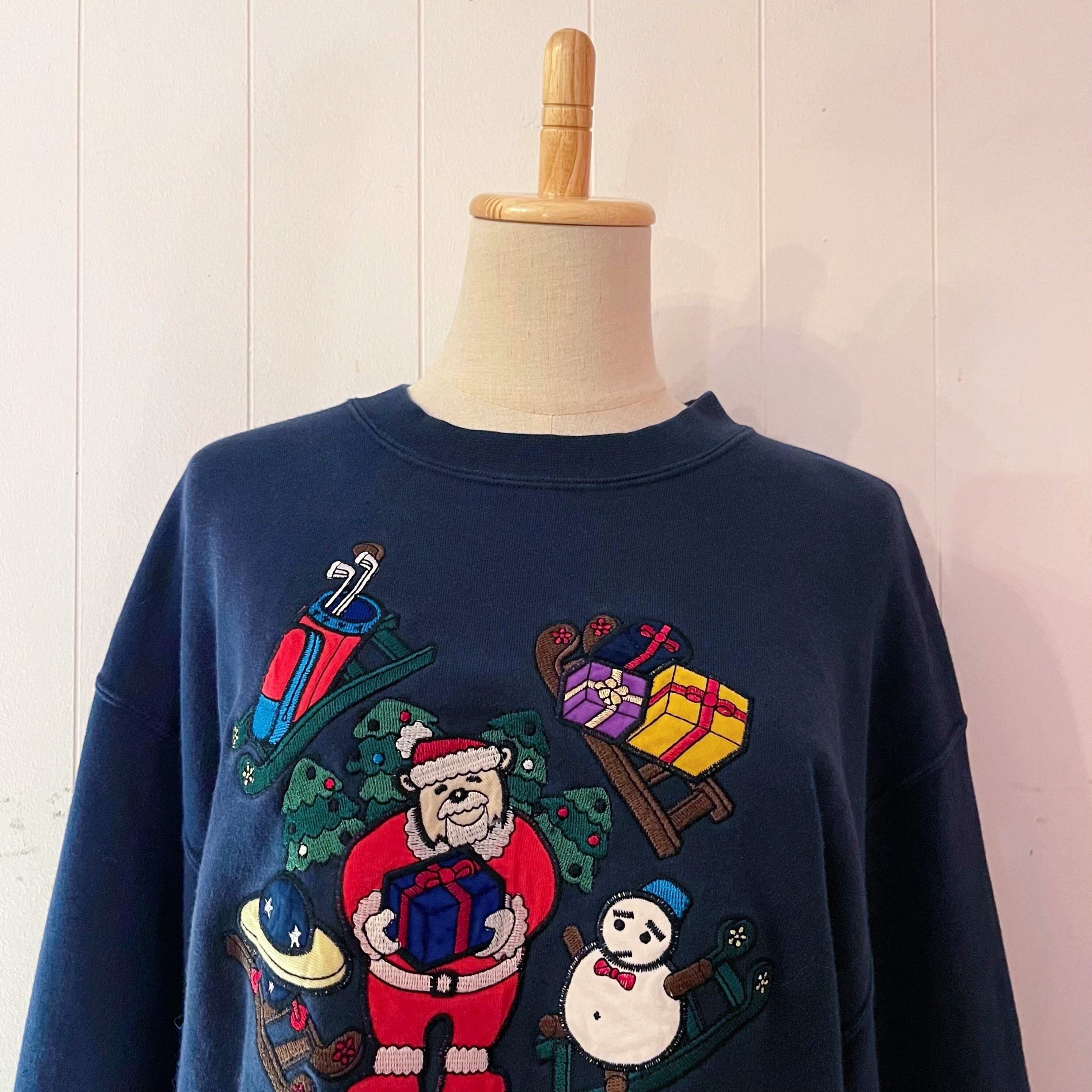 remoma / christmas embroidery sweat