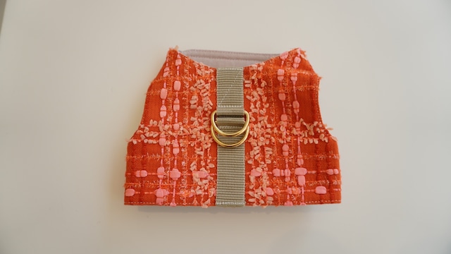 wear harness orange tweed　S/M size