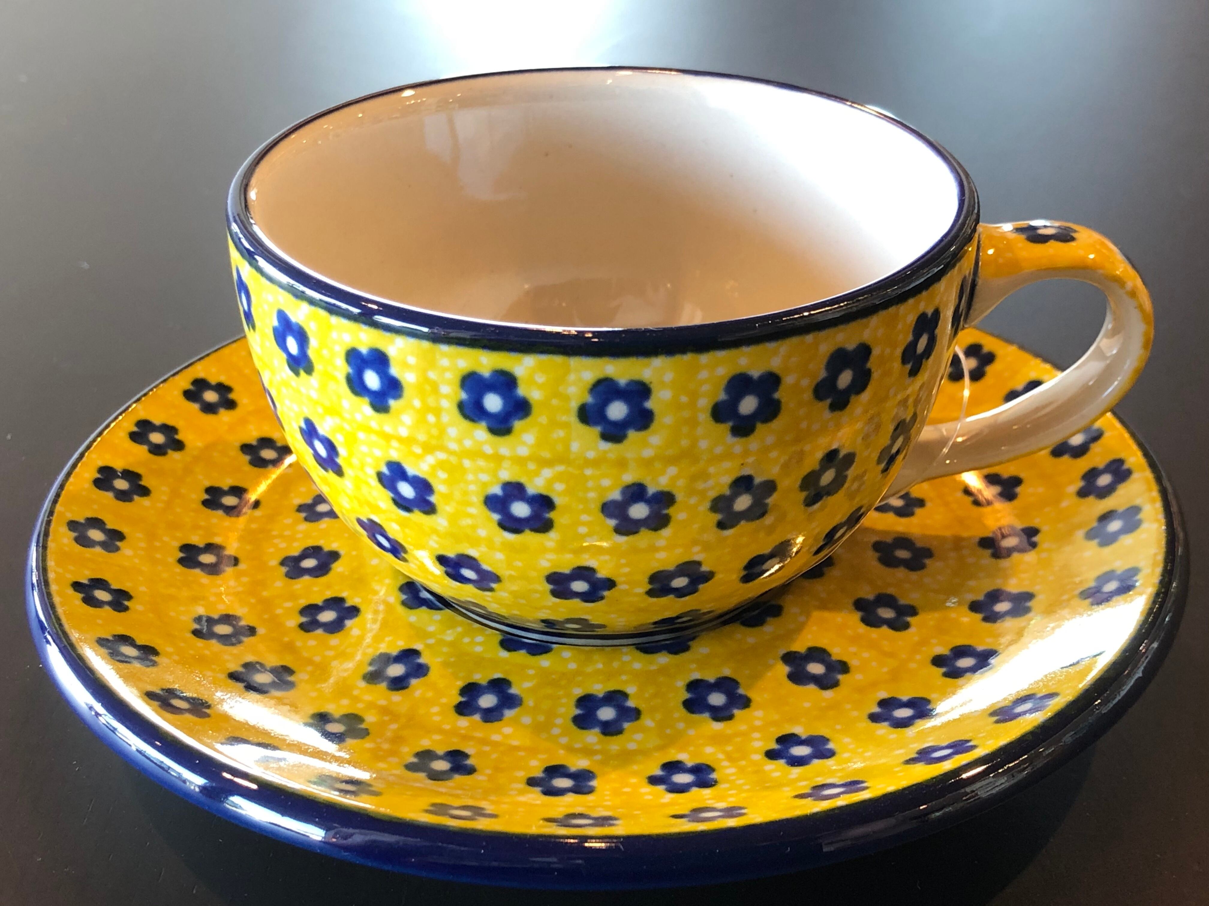 海外花系 ポーランド食器 ツェラミカ カップ - 食器