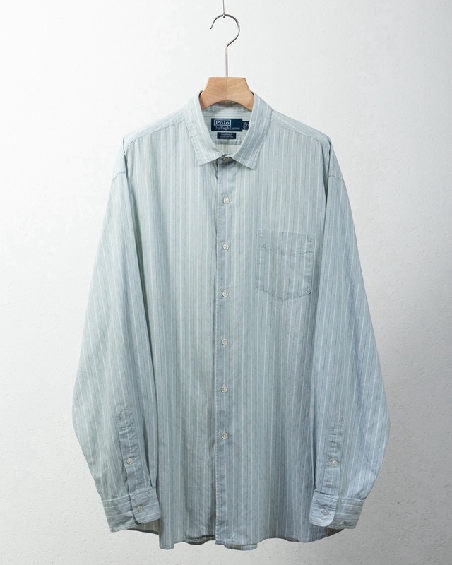 "Polo by Ralph Lauren" stripe patterned cotton shirt / MODEL:CHAPMAN