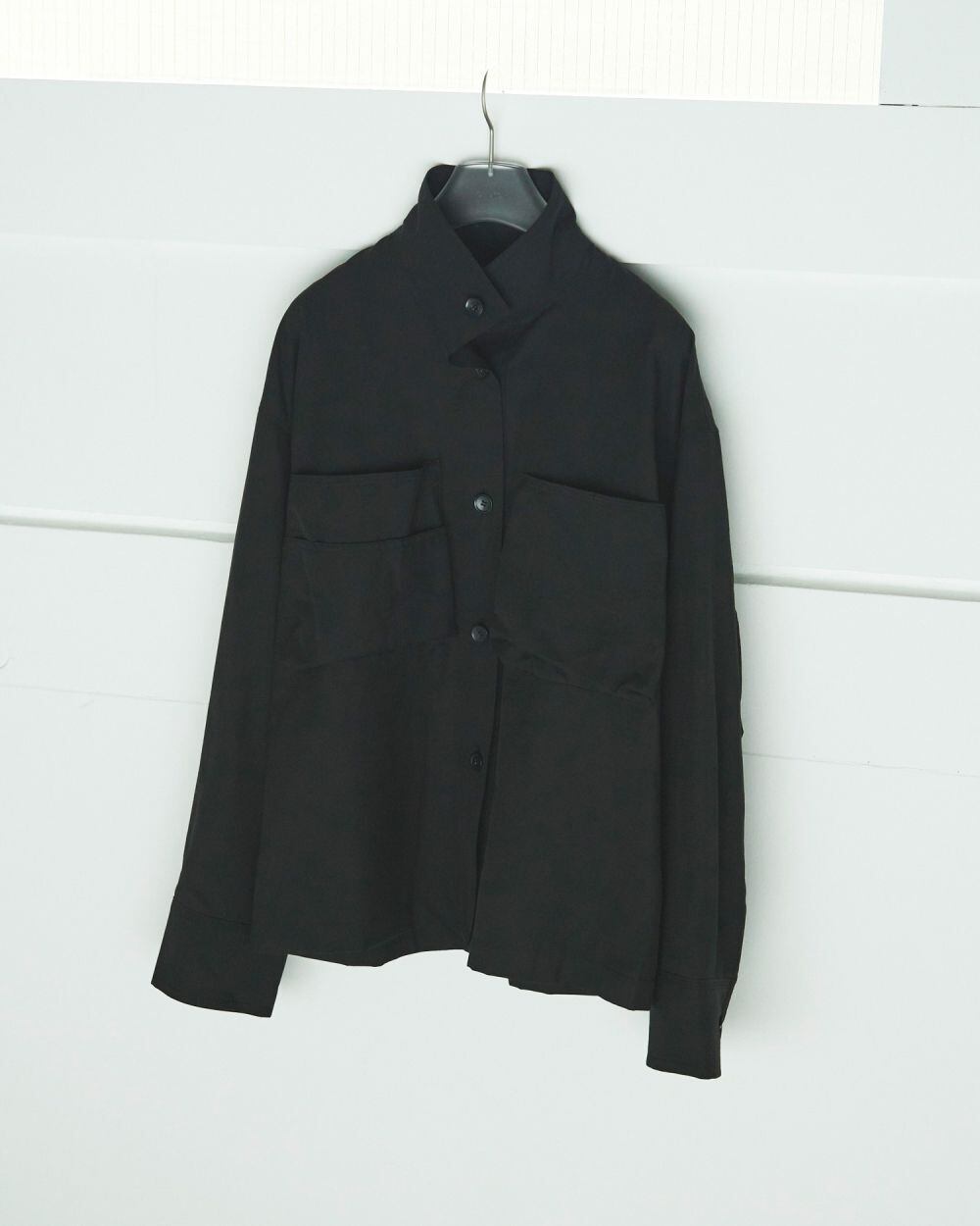 anuke 】Pocket Standcollar Shirts | valance 福井｜レディース