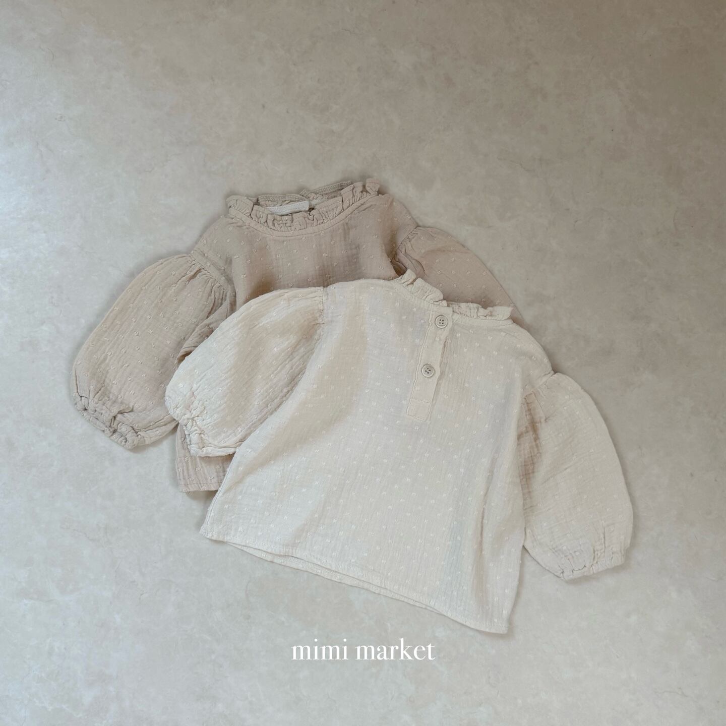neck frill blouse【mimimarket】※9月中旬〜下旬発送予定