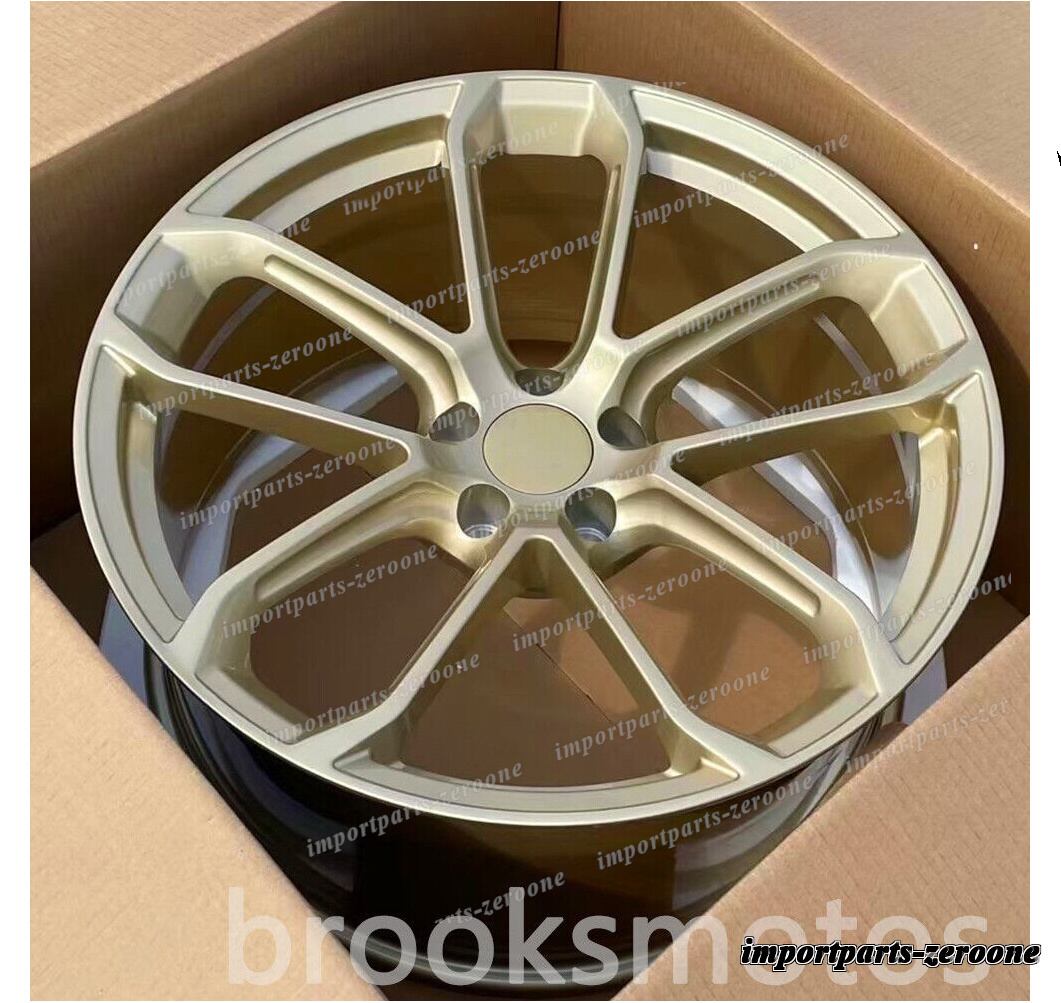 19インチ ゴールド 5本スポークホイールセット ゴールド5スポーク