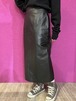 used leather skirt