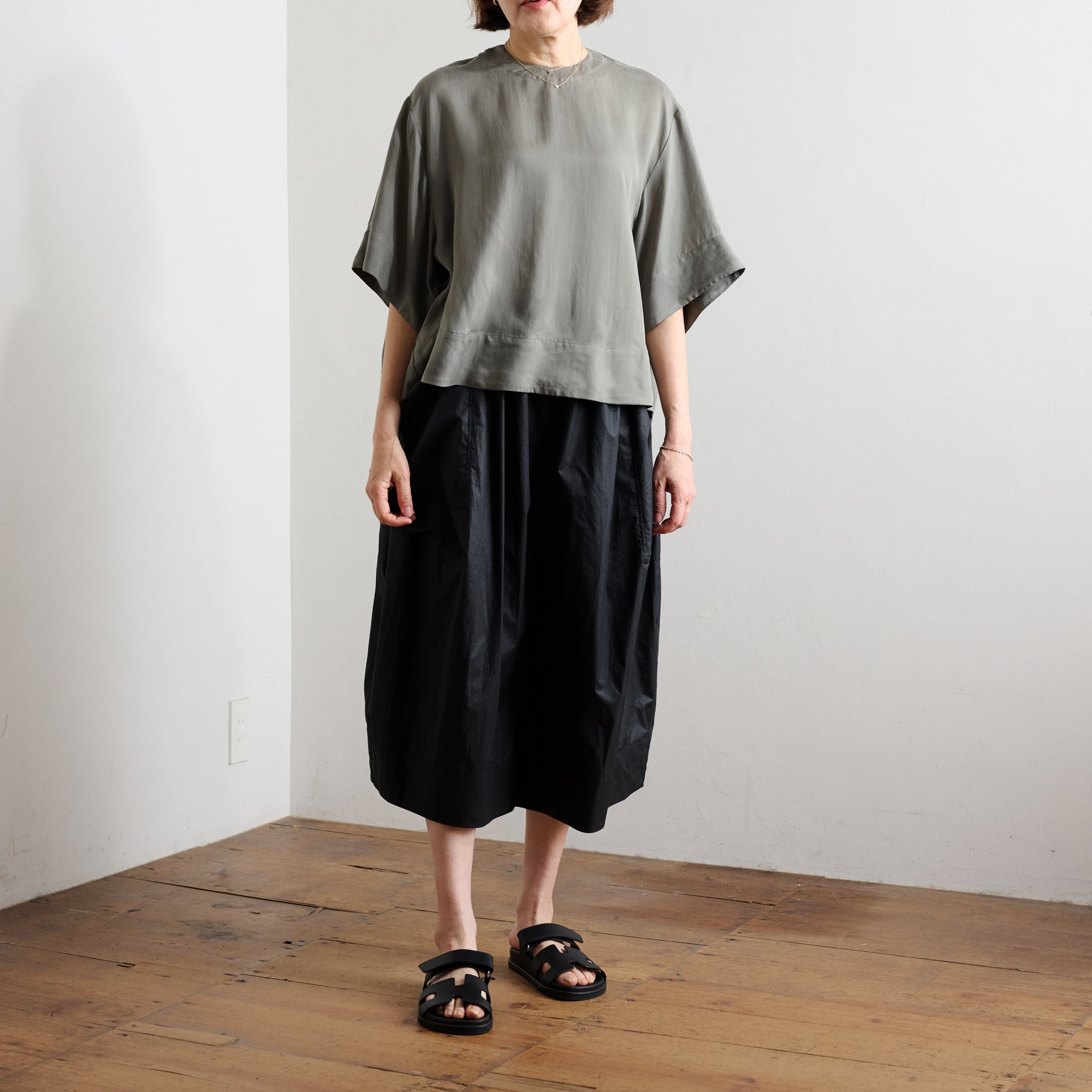 テンハンドクラフテッドモダン　ビッグポケットキュロット　パンツ　2025SS 10 HANDCRAFTED MODERN テンハンドクラフテッドモダン big pocket