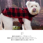 〈PUPPYGALLERY公式〉チュチュチェックフリース 2XL-3XL