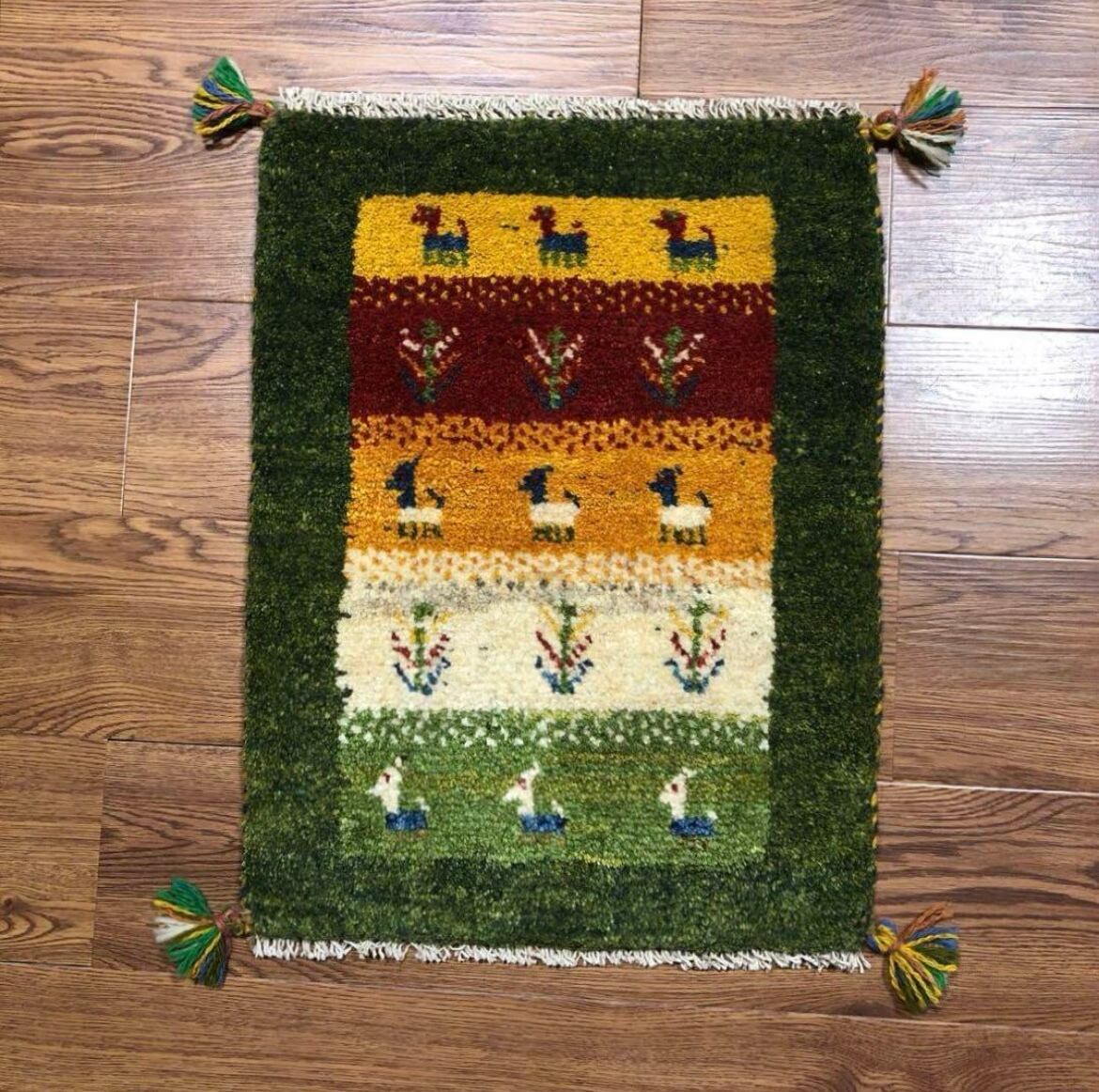 ペルシャギャッベ (ギャベ) ギャッベ 玄関マット No.GM-327 | A's Rug