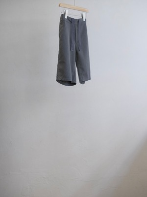 Drawstring Half Pants / GRAY