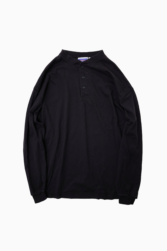 90s HENLEY NECK L/S SHIRT