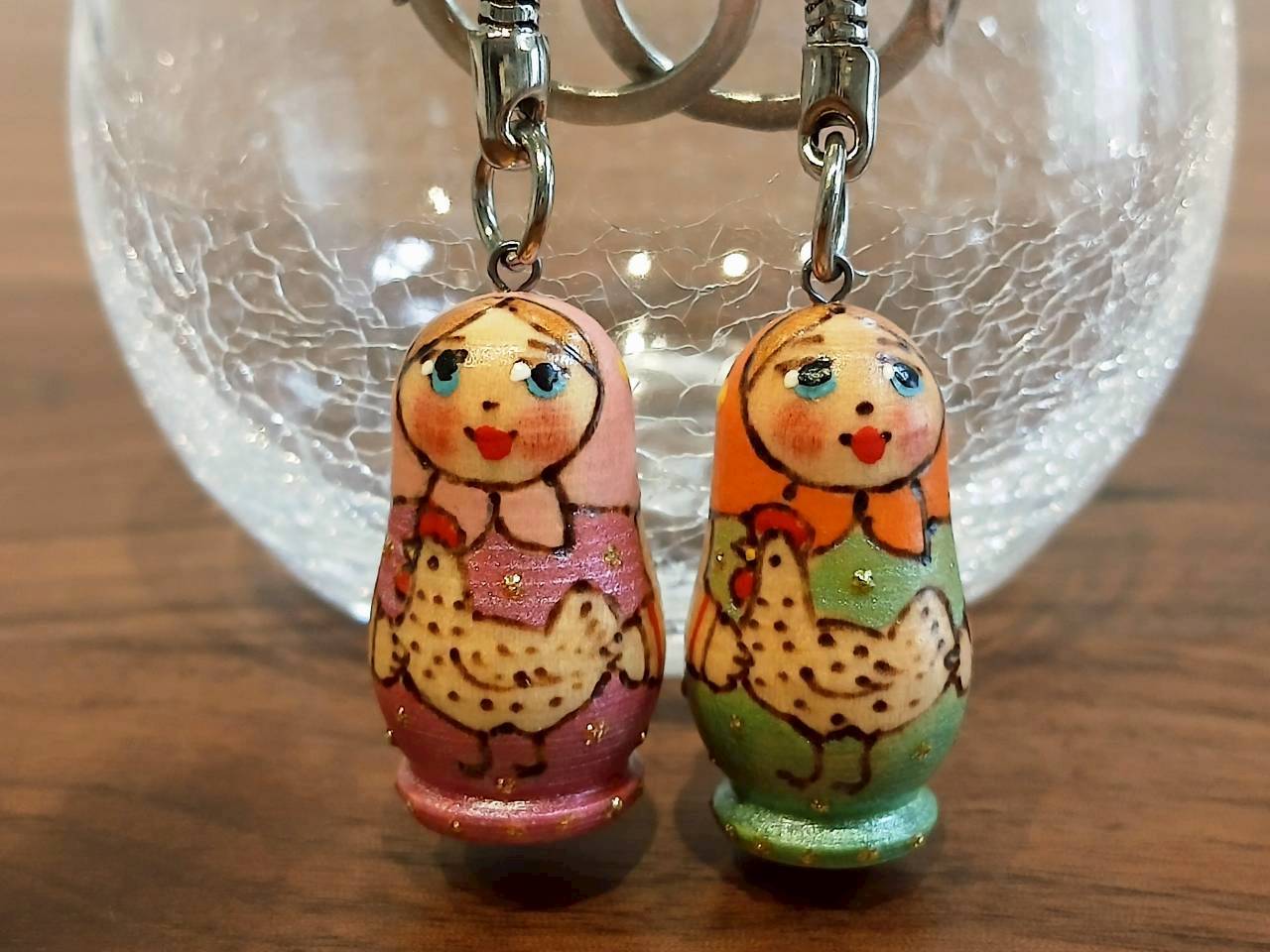 【LYH278】 北欧ロシア雑貨のインテリア、マトリョーシカ　リューバ作 LYH278】 北欧ロシア雑貨のインテリア、マトリョーシカ リューバ作