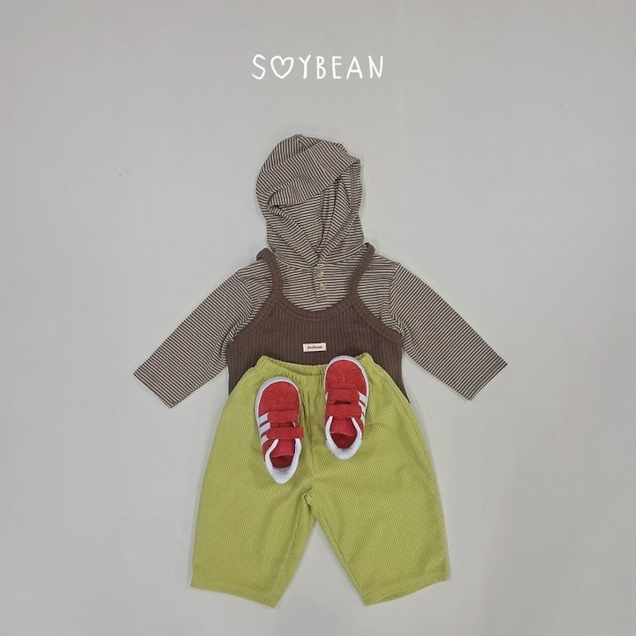 韓国子供服 / 26Autumn / soybean / ニットショートビスチェ / キッズ服 / 秋服 *XS~XL*