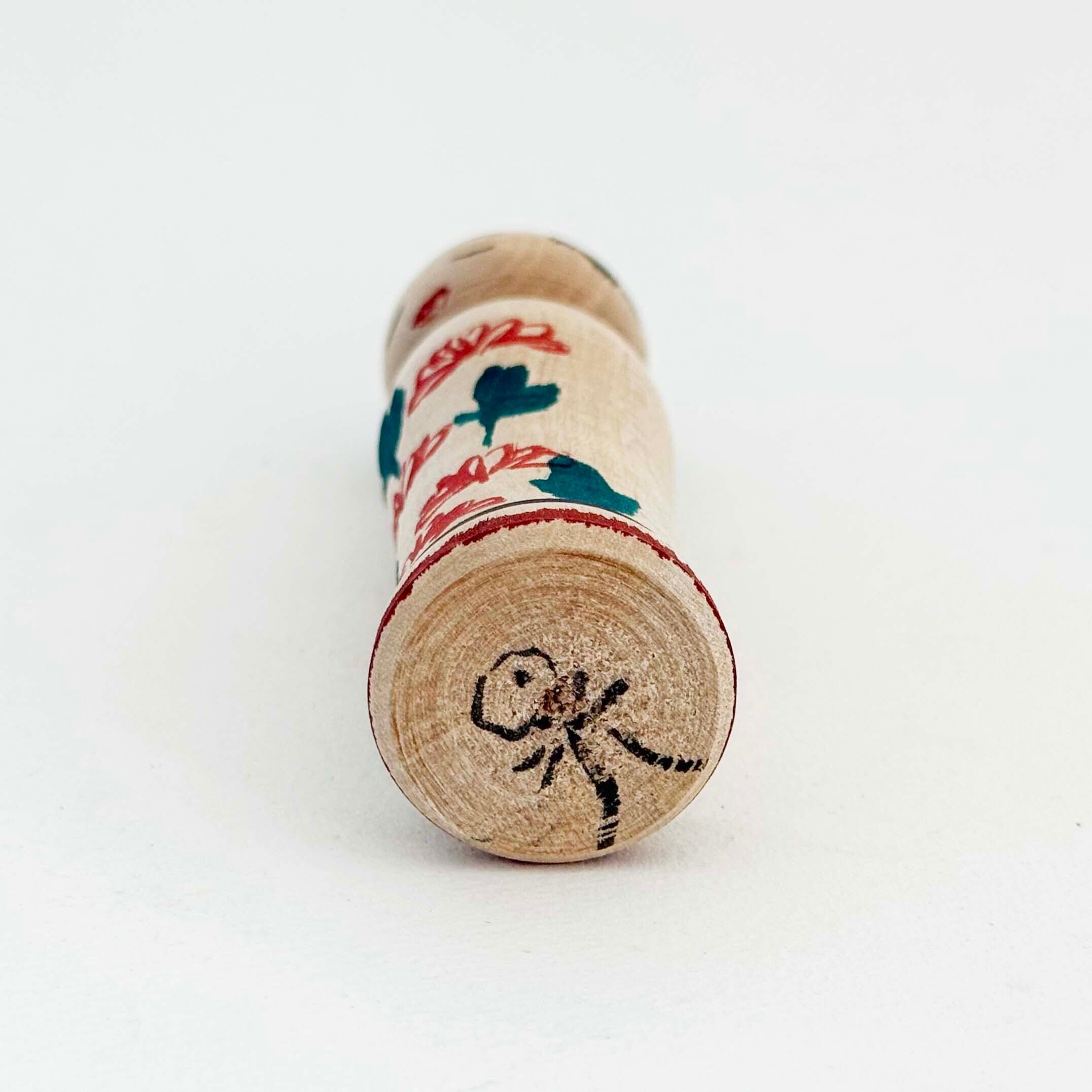 今晃工人こけし（川越謙作型）