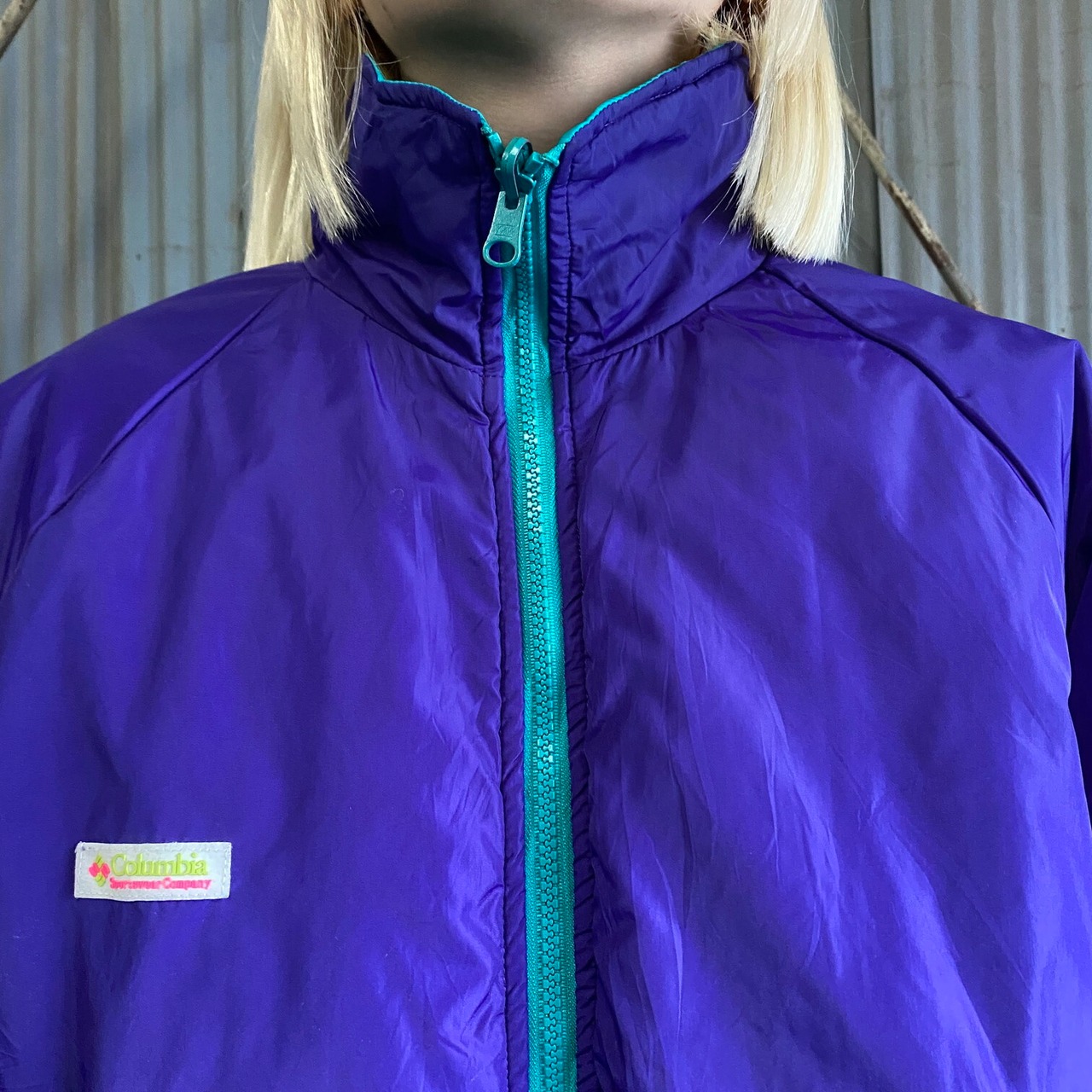 80年代 Columbia コロンビア Gizzmo 4way リバーシブル ナイロン 