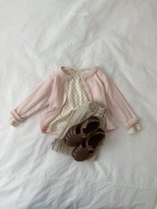 韓国子供服 / minirobe / 26Autumn / アイレットカーディガン / 秋服 *S~XL*