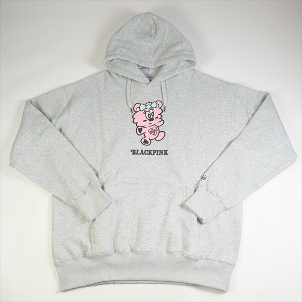 Size【L】 VERDY ヴェルディ ×BLACK PINK PLUSH HOODIE GRAY Pop-Up ...