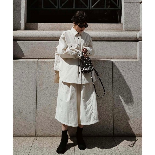 Side-Slit Oversized Shirt Jacket   G1036