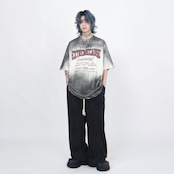 VINTAGE ストリート スプレーペイント Tシャツ T765