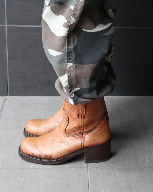caramel color high cut boots