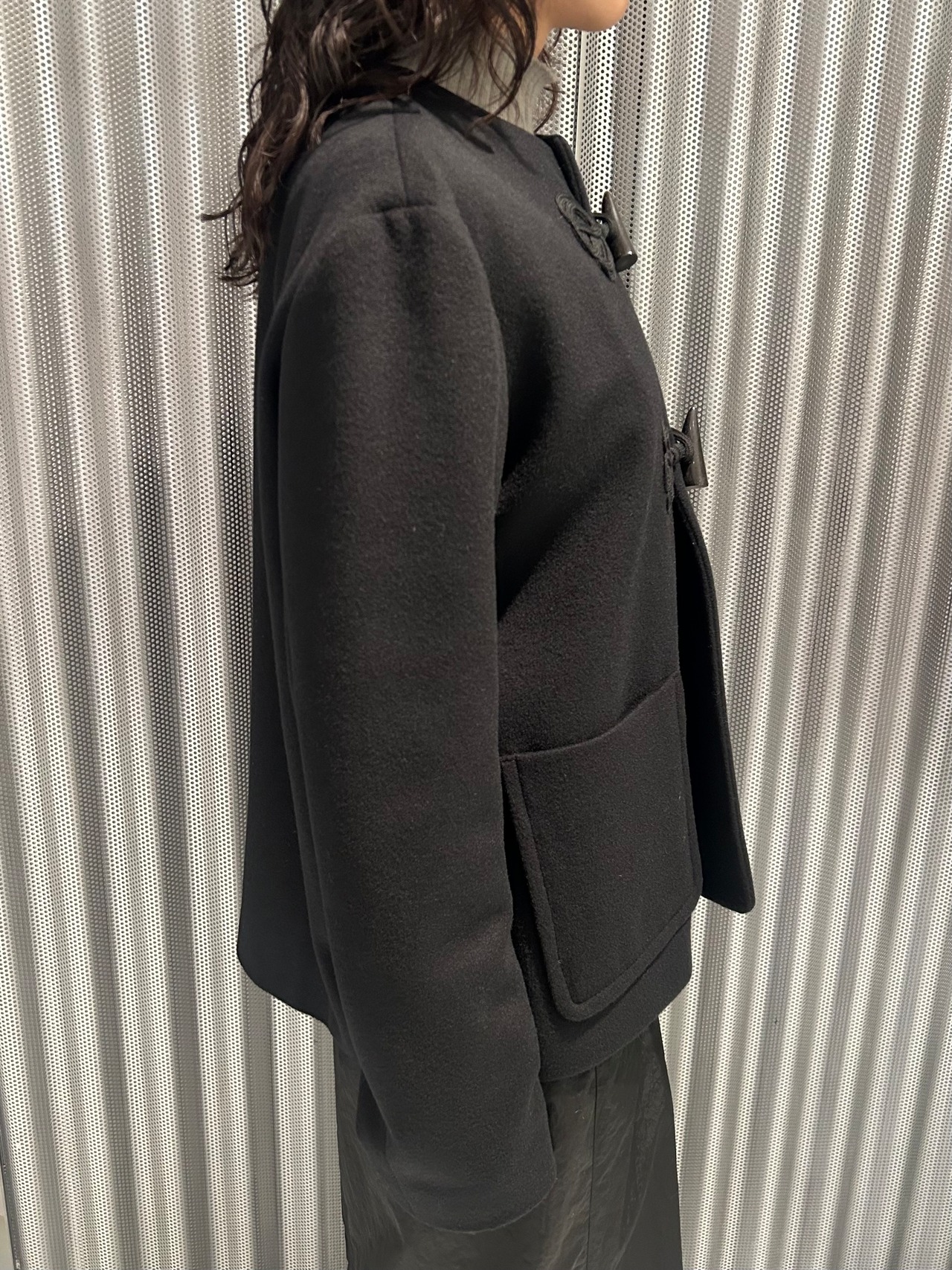 【26AW】Mame Kurogouchi マメ クロゴウチ / ショートコート / Cording Embroidery Short Duffle Coat - 2