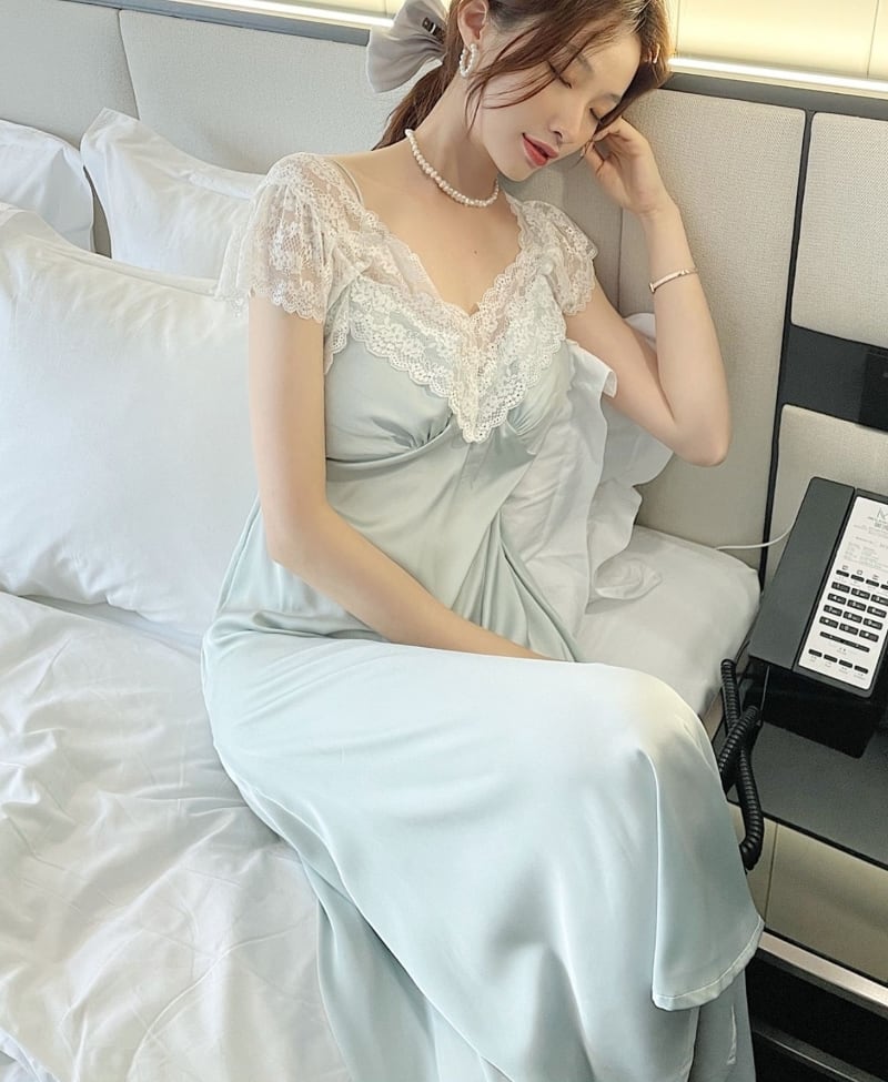 ネグリジェ セクシー ランジェリー 部屋着 キャミソール ワンピース