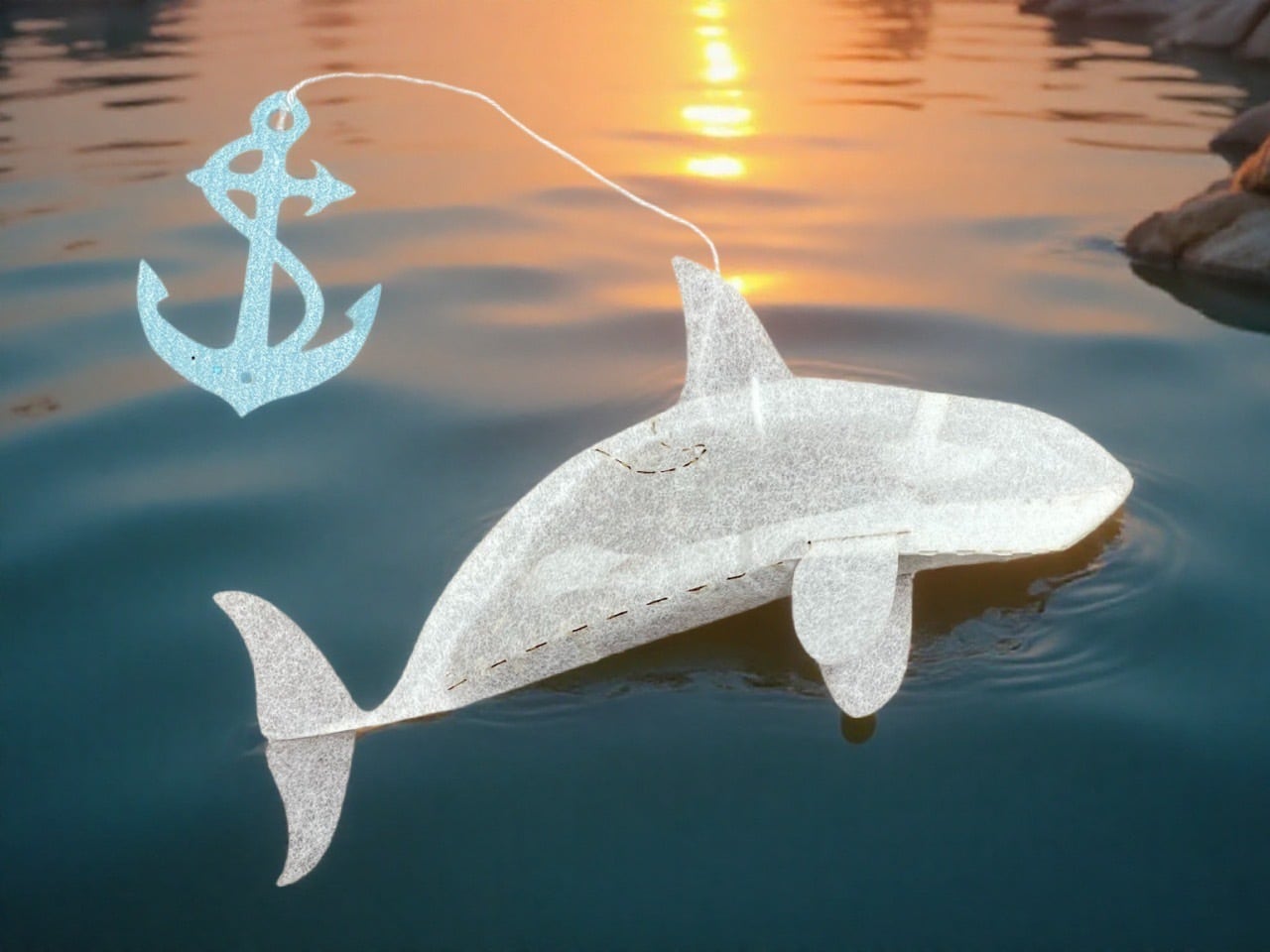 シャチのティーバッグ 白桃グリーンルイボスティー 4p入 | オーシャン