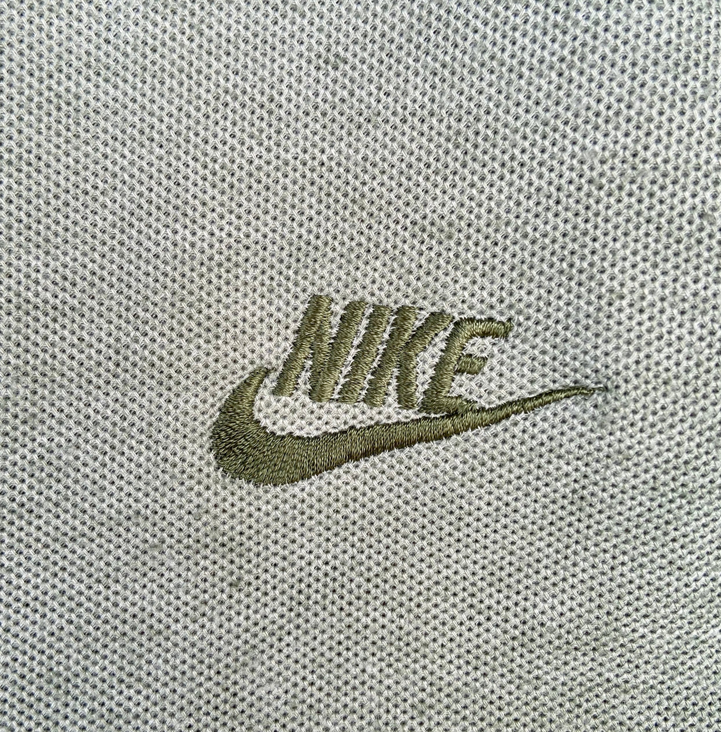 リメイク古着 NIKE/ナイキ 銀タグ 刺繍 ポロシャツ XL アースカラー