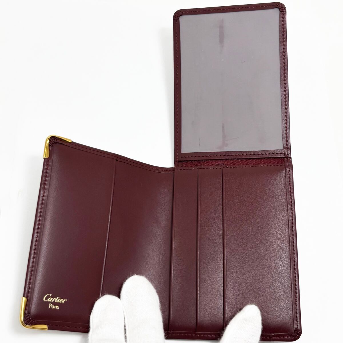 中古】 カルティエ カードケース パスケース マストドゥカルティエ