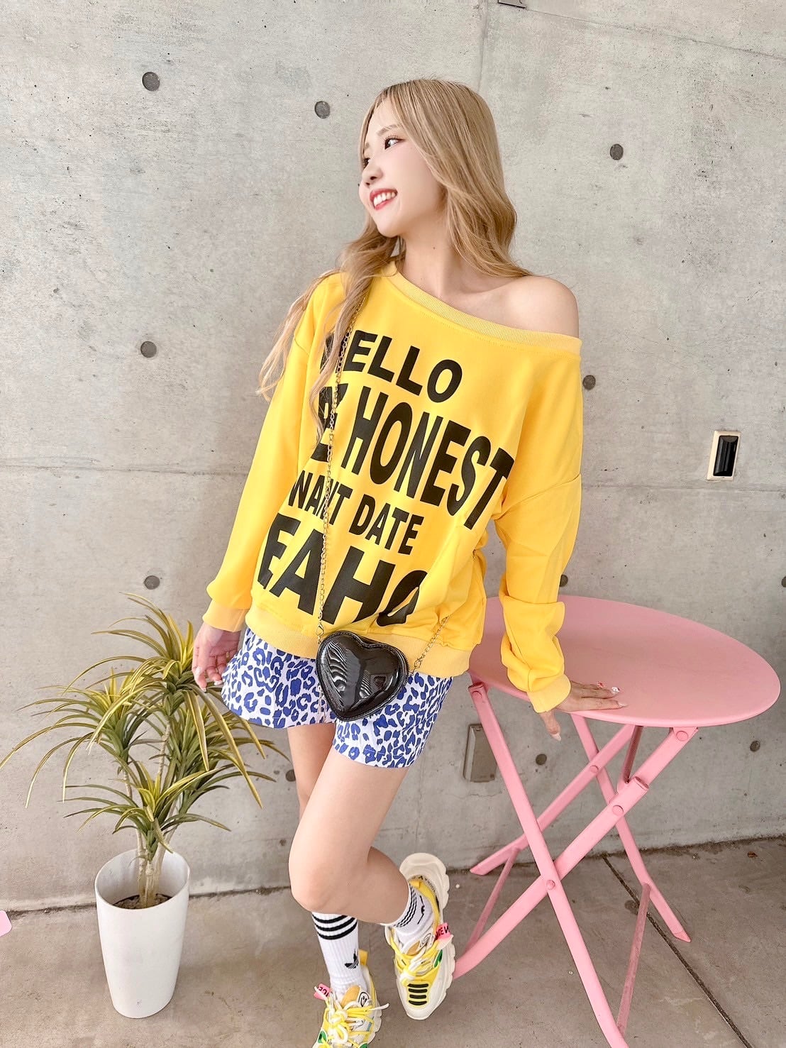 ブルーレオパードショートパンツ/レディースファッション/韓国