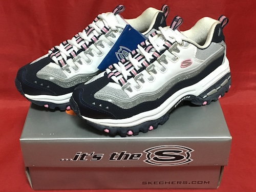 SKECHERS（スケッチャーズ）SKL1950/WNVP 白/紺/グレー/ピンク❽