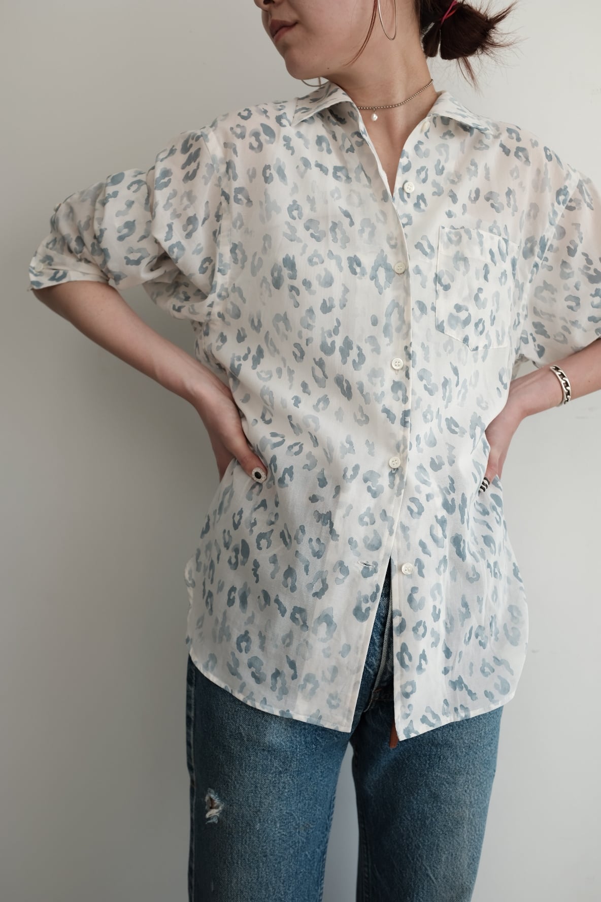 WRYHT One-Piece Collar Blouse ブラウス