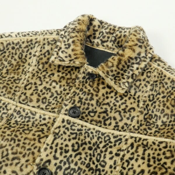Size【M】 SUPREME シュプリーム 19SS Reversible Faux Suede Leopard