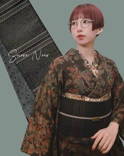 受注生産】うさこま×大塚呉服店コラボ ペルシャ紋半幅帯【10月25日(日