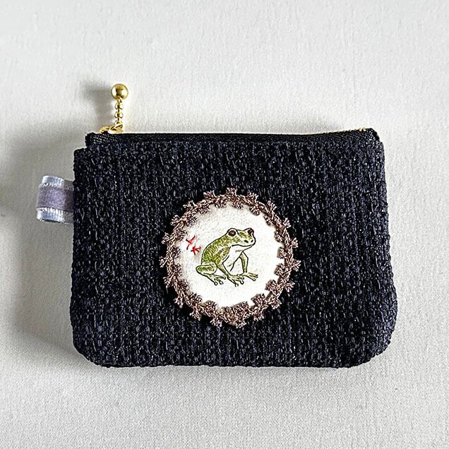 コインパース『カエル・ブラック』