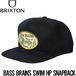 スナップバックキャップ 帽子 BRIXTON ブリクストン BASS BRAINS SWIM HP SNAPBACK 11652 BLACK 日本代理店正規品