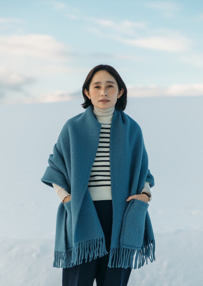 LAPUAN KANKURIT（ラプアンカンクリ）「UNI 」ポケットショール・rainy