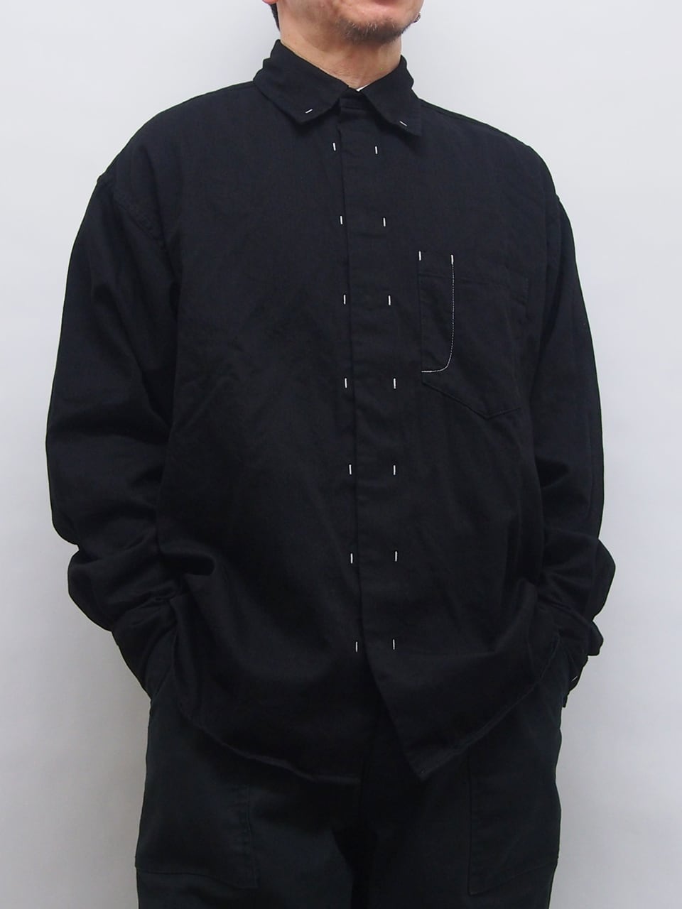 EGO TRIPPING (エゴトリッピング) SOAIR シャツ / BK/IV×BK 616404-28