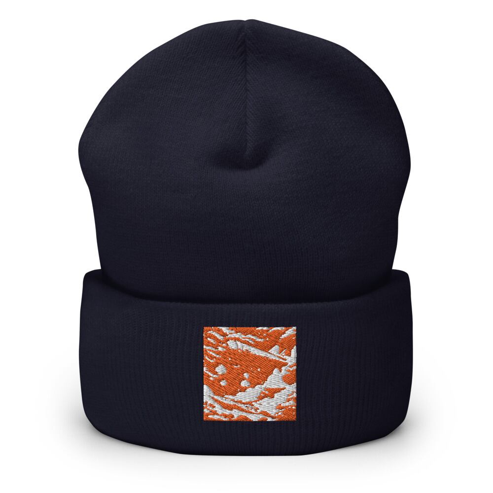 armarex 地形図風ニット帽 ダウンロード版編み図】かぎ針アラン模様風まんまるニット帽（3