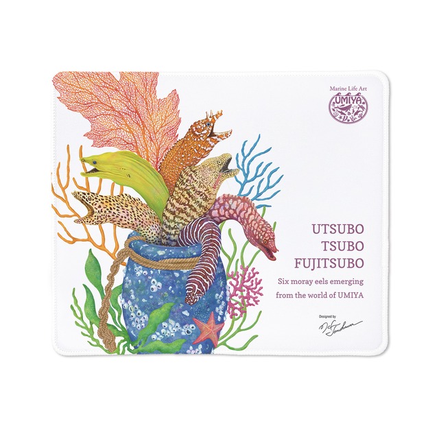 【デスクマット・ゲーミングマウスパッド（350×600mm）】氷原の隣人（アザラシとペンギン）