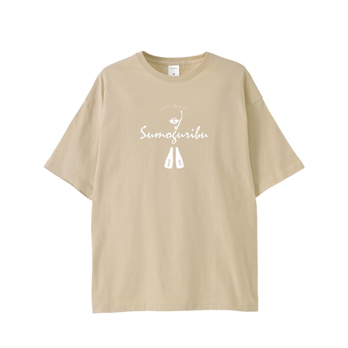 [SUMOGURIBU] Fin Logo Ishigaki T-shirt