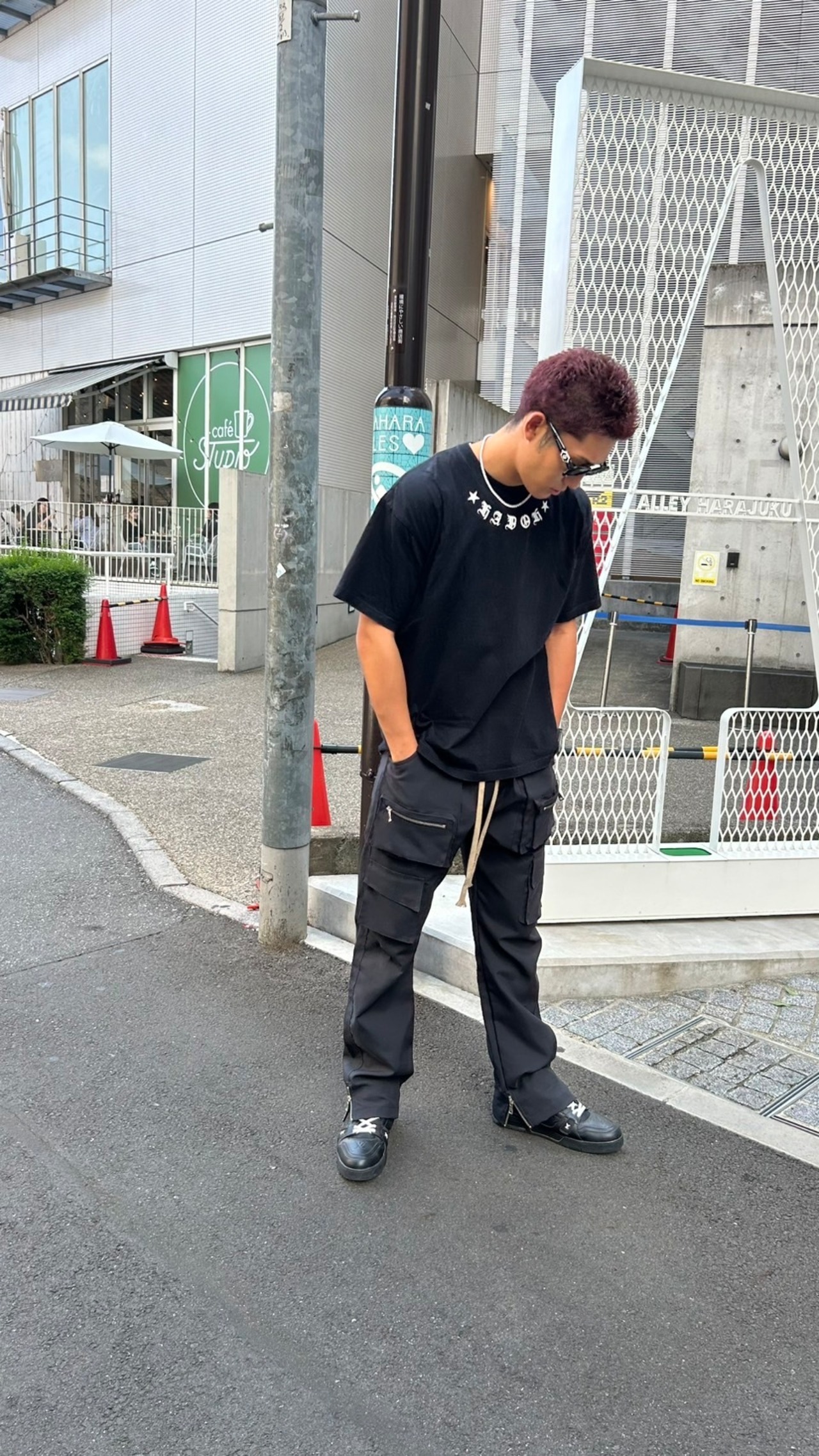 【最短翌日発送】脚長高見え設計｜サイドジップカーゴパンツ(P00003)