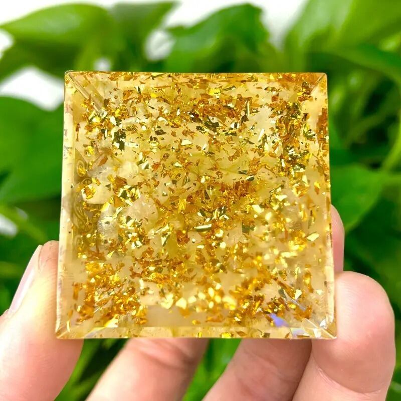 オブジェ ピラミッド型 オルゴナイト おしゃれ かわいい インテリア