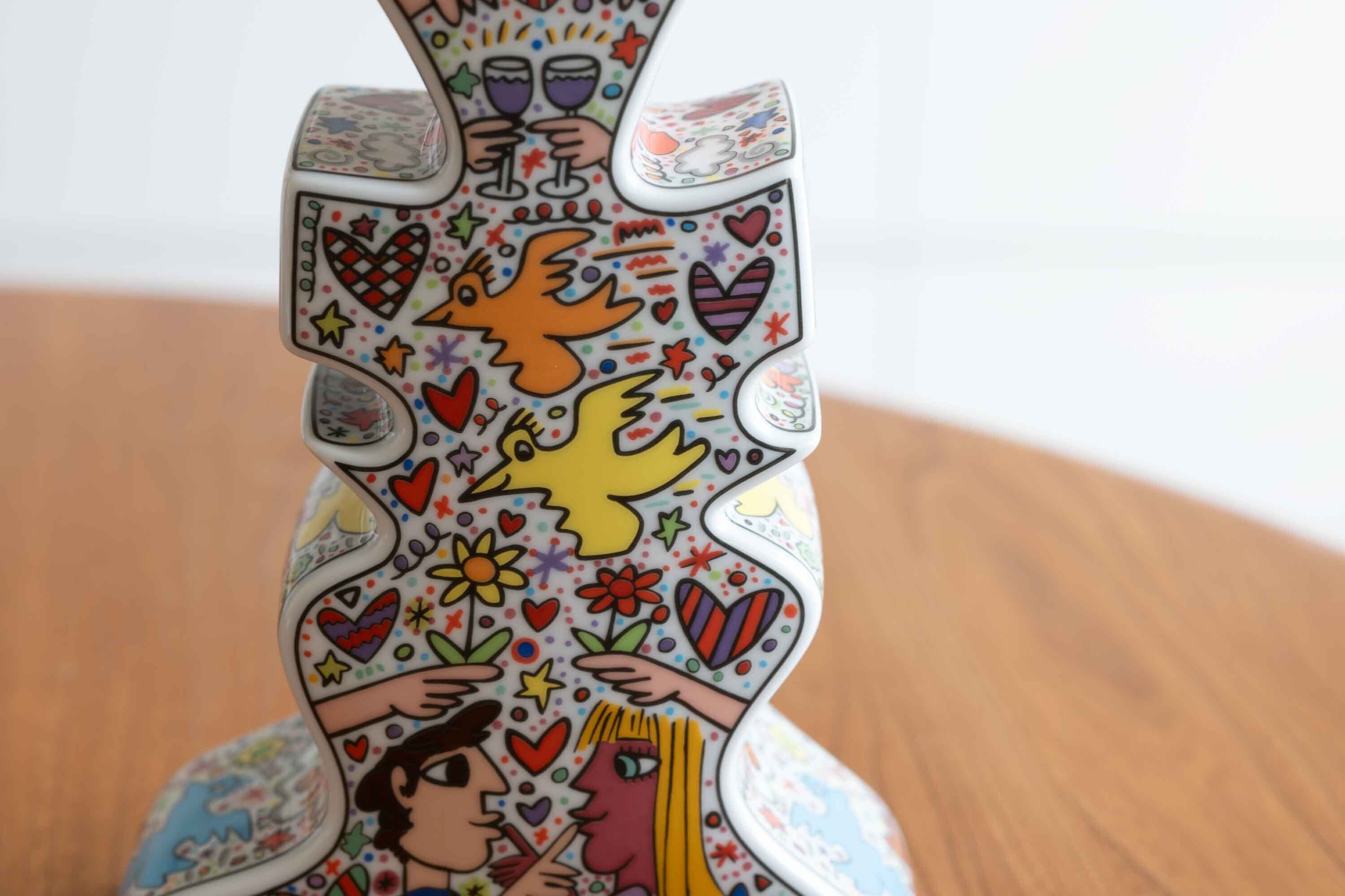 ☆hawaii163・プロ必読☆ JamesRizzi James Rizzi ジェームス・リジィ デザイン Love Vase ドイツ