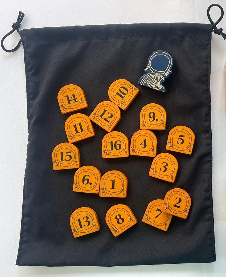 ラー2025年版用】木製駒・布袋セット | ニューゲームズオーダー ボード