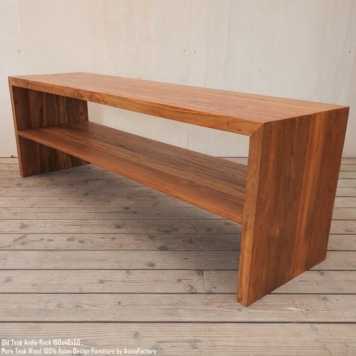 オールドチーク無垢材◾️テレビボード/ AVボード/ ディスプレイ台 オールドチーク無垢材◾️テレビボード/ AVボード/ ディスプレイ台