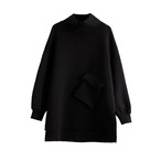 Space Cotton Turtleneck Sweatshirt (E121)